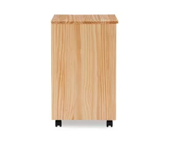 Craft Mate Natural Wood 6-Drawer Rolling Storage Cart -Deco Haven Shop 810543290 4