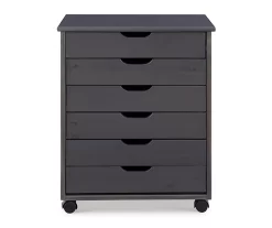 Craft Mate Wide Gray 6-Drawer Rolling Storage Cart -Deco Haven Shop 810543297 3