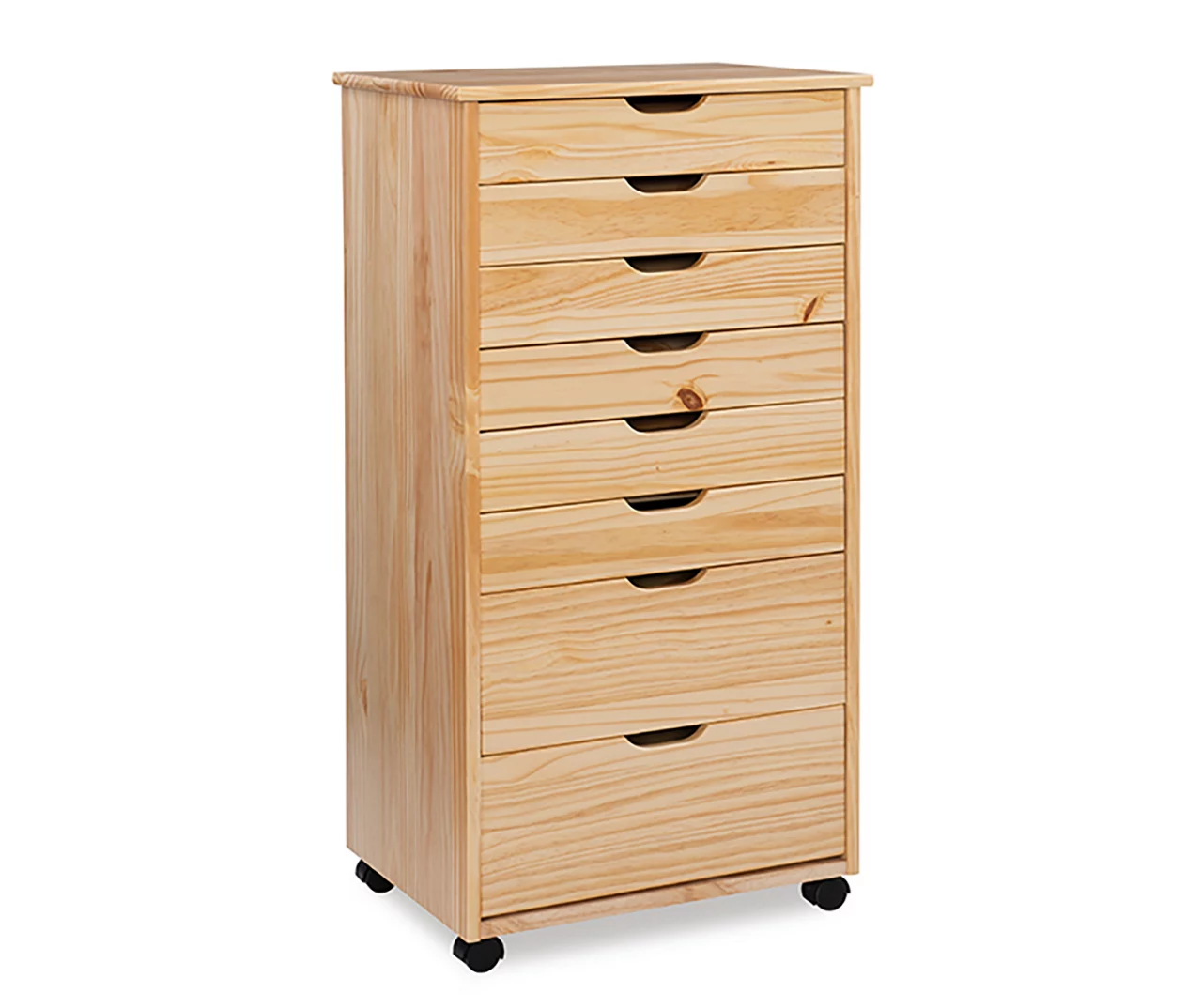 Craft Mate Natural Wood 8-Drawer Rolling Storage Cart 1 Craft Mate Natural Wood 8-Drawer Rolling Storage Cart