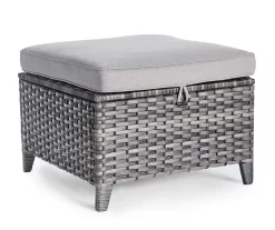 Real Living Rockbridge All-Weather Wicker Cushioned Patio Sofa & Ottoman Set -Deco Haven Shop 810544462 1