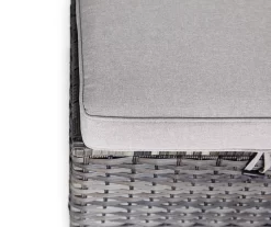 Real Living Rockbridge All-Weather Wicker Cushioned Patio Sofa & Ottoman Set -Deco Haven Shop 810544462 2