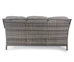 Real Living Rockbridge All-Weather Wicker Cushioned Patio Sofa & Ottoman Set -Deco Haven Shop 810544462 4