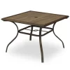 Marinda Wood Look Patio Dining Table