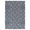Broyhill Sandpointe Cobalt & Ecru Damask Outdoor Area Rug