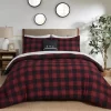 Red Buffalo Plaid Rochester Reversible California King 8-Piece Comforter Set