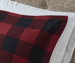 Red Buffalo Plaid Rochester Reversible California King 8-Piece Comforter Set -Deco Haven Shop 810547533 810547534 810547687 810547688 810547689 11