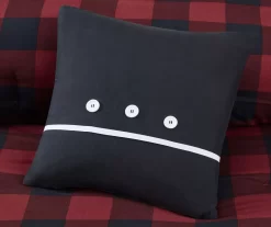 Red Buffalo Plaid Rochester Reversible California King 8-Piece Comforter Set -Deco Haven Shop 810547533 810547534 810547687 810547688 810547689 13