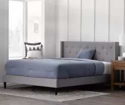 Brookside Isabelle Upholstered Wingback Bed -Deco Haven Shop 810547604 810547608 810547627 810547612 5