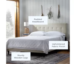 Brookside Cara Square Tufted Platform Bed -Deco Haven Shop 810547643 810547648 810547658 810547653 2