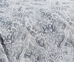 Blue & Gray Damask Clanton Comforter Set -Deco Haven Shop 810547757 1