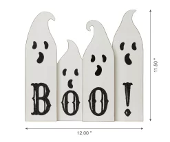"Boo!" Ghost Family Tabletop Decor -Deco Haven Shop 810547787 5