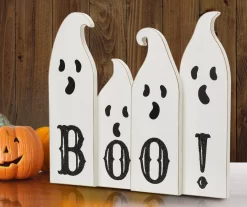 "Boo!" Ghost Family Tabletop Decor -Deco Haven Shop 810547787 6