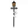 "Ghosts & Ghouls" Street Lamp & Ghost LED Yard Stake