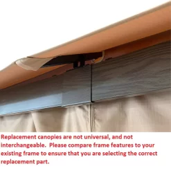 Eagle Brooke/Ashford/Asheville Beige Replacement Canopy -Deco Haven Shop 810549210 51