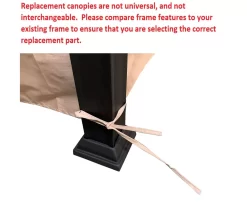 Westbrook Gazebo Palm Leaves Replacement Canopy -Deco Haven Shop 810549283 5