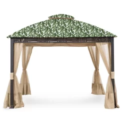 Westbrook Gazebo Palm Leaves Replacement Canopy -Deco Haven Shop 810549283 61