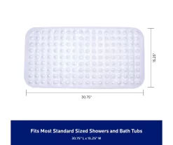 Clear Bubble Microban PVC Bath Mat -Deco Haven Shop 810553976 A8 4