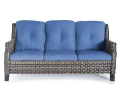 Real Living Rockbridge All-Weather Wicker Cushioned Patio Sofa & Ottoman Set -Deco Haven Shop 810555261 3