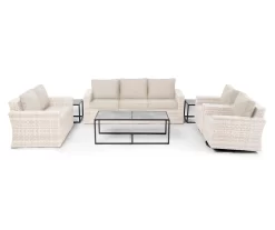 Broyhill Eagle Brooke All-Weather Wicker Cushioned Patio Sofa 35 Broyhill Eagle Brooke All-Weather Wicker Cushioned Patio Sofa -Deco Haven Shop 810557273 810557274 810557275