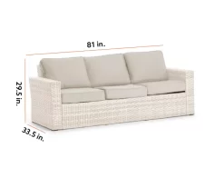 Broyhill Eagle Brooke All-Weather Wicker Cushioned Patio Sofa 37 Broyhill Eagle Brooke All-Weather Wicker Cushioned Patio Sofa -Deco Haven Shop 810557274 1