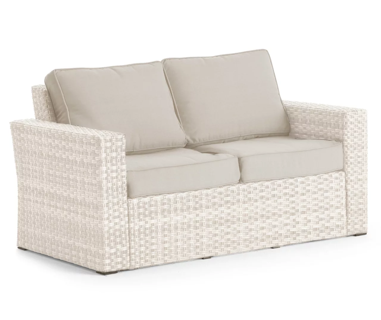 Broyhill Eagle Brooke All-Weather Wicker Cushioned Patio Loveseat 3 Broyhill Eagle Brooke All-Weather Wicker Cushioned Patio Loveseat - Image 3