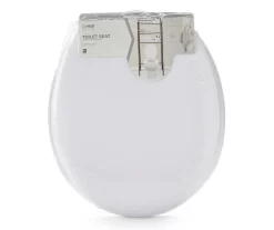 Real Living White Soft Cushioned Toilet Seat