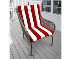 Jordan Manufacturing Cabana Stripe Outdoor Chair Cushion -Deco Haven Shop 810560595 2