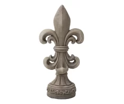 27.25" Fleur De Lis Garden Statuary