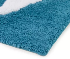 Grecian Getaway Travis Blue & White Crab Bath Rug -Deco Haven Shop 810571918 1 A8