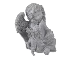 8.25" Angel Reading Books Garden Statuary -Deco Haven Shop 810575994 2