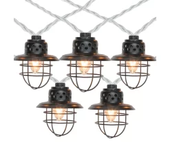 Northlight Caged Lantern C7 Light Set, 10-Lights