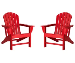 Glitzhome Adirondack Outdoor Chairs, 2-Pack -Deco Haven Shop 810582301 1