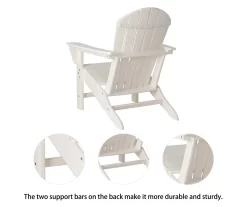 Glitzhome Adirondack Outdoor Chairs, 2-Pack -Deco Haven Shop 810582302 4