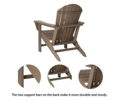 Glitzhome Adirondack Outdoor Chairs, 2-Pack -Deco Haven Shop 810582303 5