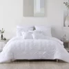 Cara White Tufted Queen 8-Piece Comforter Set