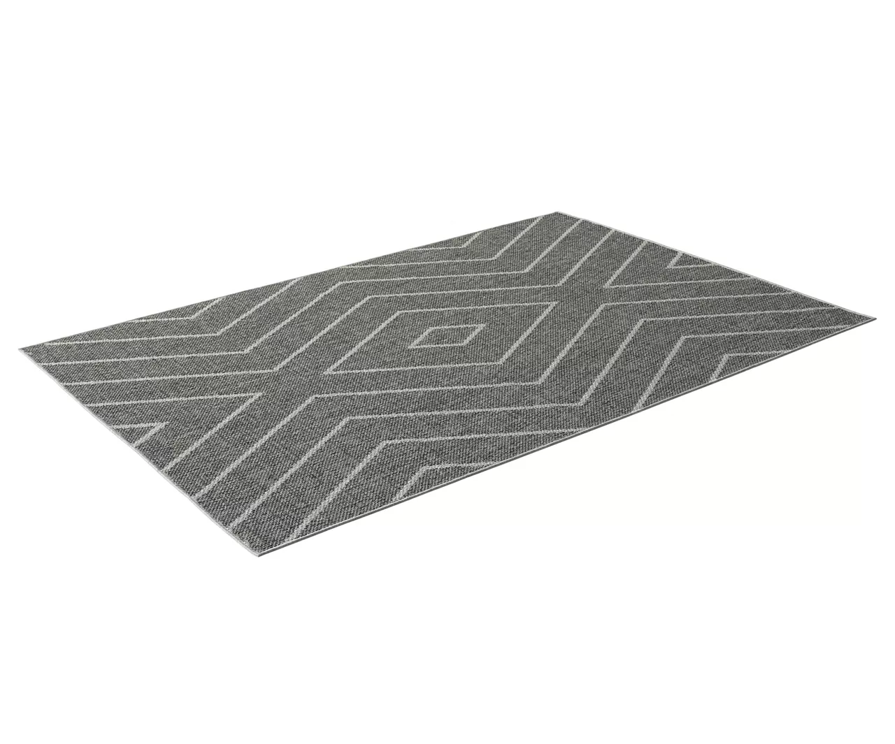 Broyhill Jani Lagos Gray Geometric Outdoor Area Rug 2 Broyhill Jani Lagos Gray Geometric Outdoor Area Rug - Image 2