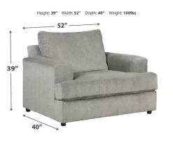 Signature Design By Ashley Soletren Oversized Armchair -Deco Haven Shop 810587413 21