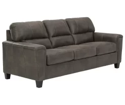 Signature Design By Ashley Navi Faux Leather Sofa -Deco Haven Shop 810587443 1
