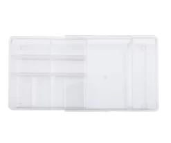 Kenney Storage Made Simple Clear 8-Compartment Expandable Organizer Tray -Deco Haven Shop 810587921 4