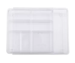 Kenney Storage Made Simple Clear 8-Compartment Expandable Organizer Tray -Deco Haven Shop 810587922 2