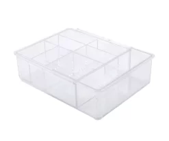 Kenney Storage Made Simple Clear 8-Compartment Expandable Organizer Tray -Deco Haven Shop 810587922 4