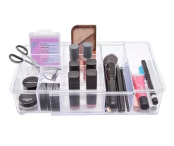 Kenney Storage Made Simple Clear 8-Compartment Expandable Organizer Tray -Deco Haven Shop 810587922 5