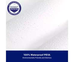 Kenney Microban Medium-Weight PEVA Shower Liner, 2-Pack -Deco Haven Shop 810587928 6