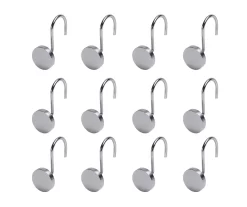 Kenney Resort Portfolio Maldives Shower Curtain Hooks, 12-Pack -Deco Haven Shop 810587933 1