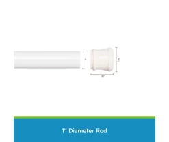 Kenney Twist & Fit Spring Tension Shower Curtain Rod -Deco Haven Shop 810587958 4