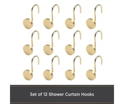 Kenney Resort Portfolio Maldives Shower Curtain Hooks, 12-Pack -Deco Haven Shop 810587994 4