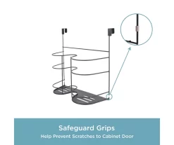 Black Hair Accessory Hanging Cabinet Caddy 8 Black Hair Accessory Hanging Cabinet Caddy -Deco Haven Shop 810587997 4