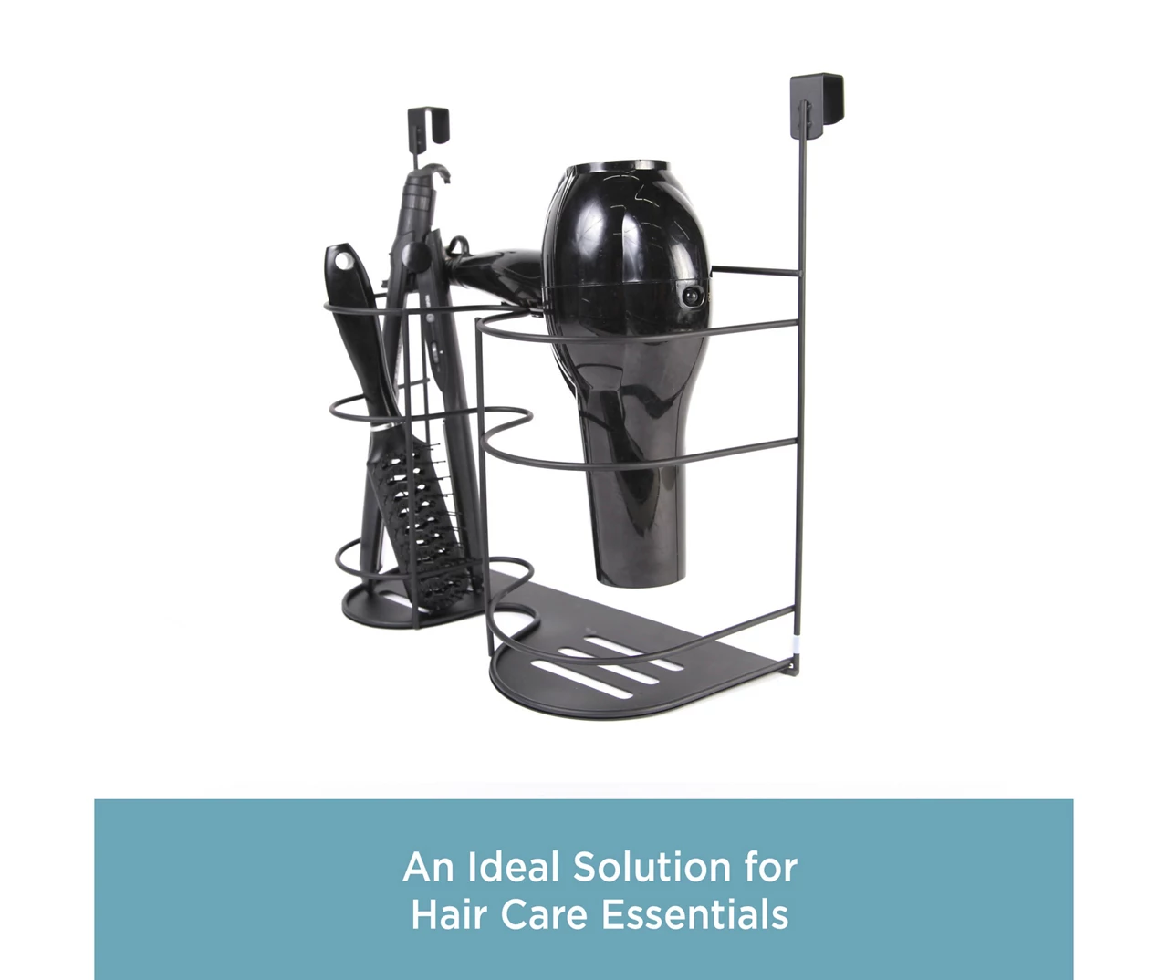 Black Hair Accessory Hanging Cabinet Caddy 5 Black Hair Accessory Hanging Cabinet Caddy - Image 5