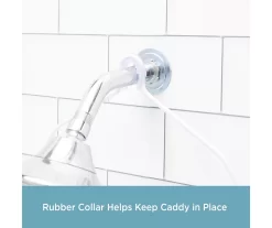 White 2-Tier Hanging Shower Caddy -Deco Haven Shop 810587999 4