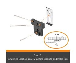Kenney Fast Fit™ Macie 3-Piece Bath Hardware Set -Deco Haven Shop 810588001 2